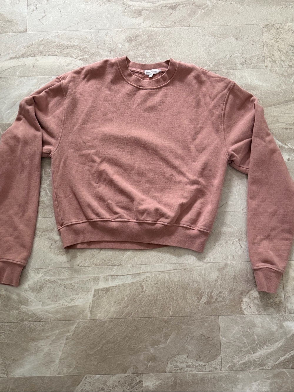 GOOD AMERICAN Oversized Sweatshirt Size 1 - Small